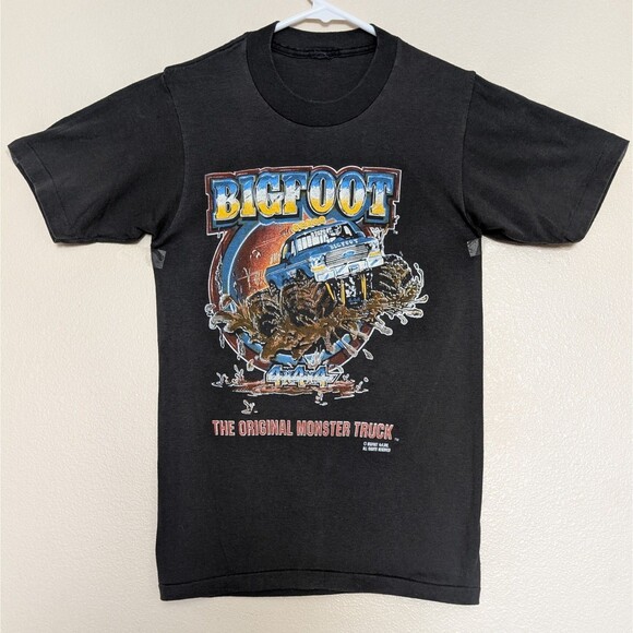 VTG BIGFOOT The Original Monster Truck T-Shirt Youth Size Small 1986 Tour 4x4x4